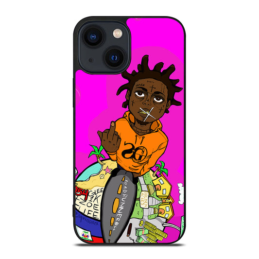 KODAK BLACK RAPPER CARTOON iPhone 14 Plus Case Cover