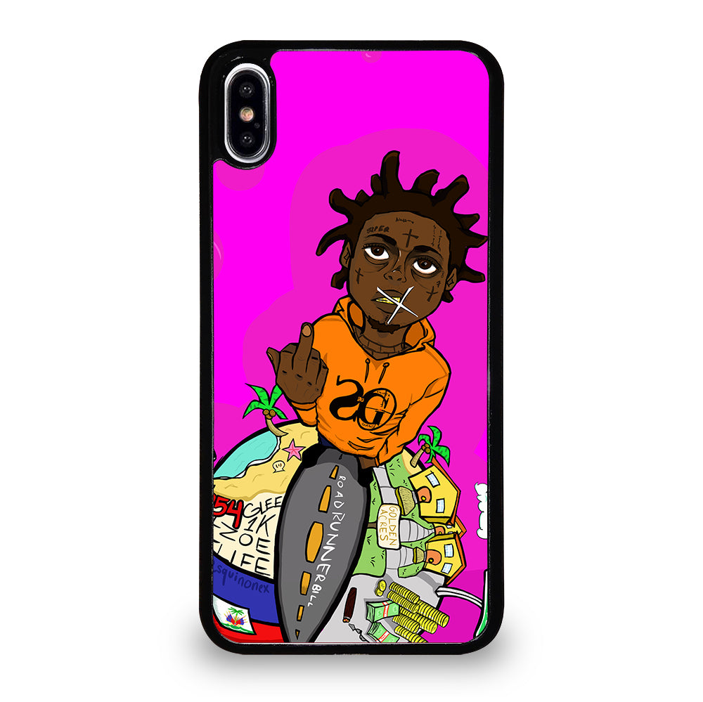 KODAK BLACK RAPPER CARTOON iPhone XS Max Case Cover