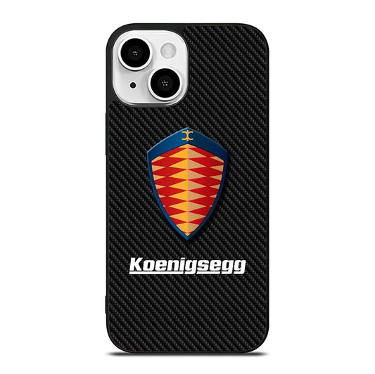 KOENIGSEGG CARBON iPhone 13 Mini Case Cover