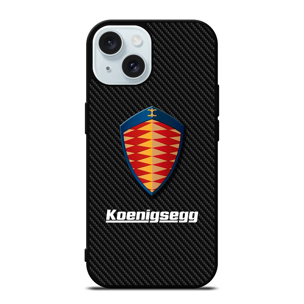 KOENIGSEGG CARBON iPhone 15 Case Cover