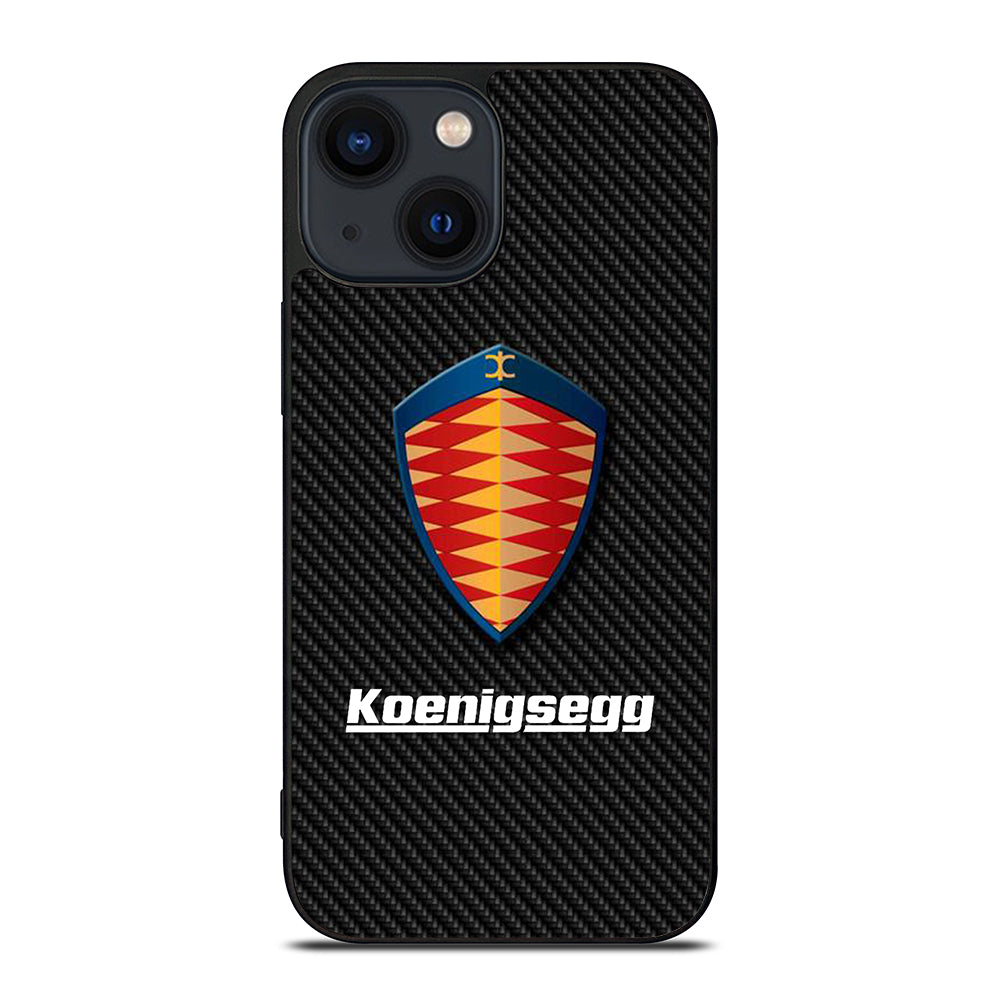 KOENIGSEGG CARBON iPhone 14 Plus Case Cover