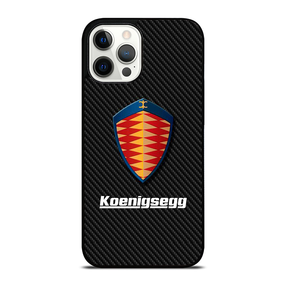 KOENIGSEGG CARBON iPhone 12 Pro Max Case Cover