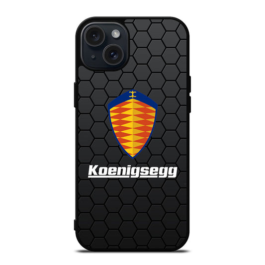 KOENIGSEGG HEXAGON iPhone 15 Plus Case Cover