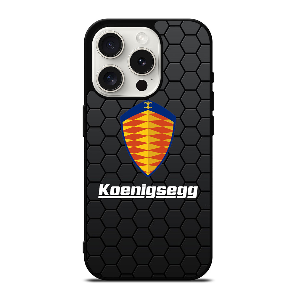 KOENIGSEGG HEXAGON iPhone 15 Pro Case Cover