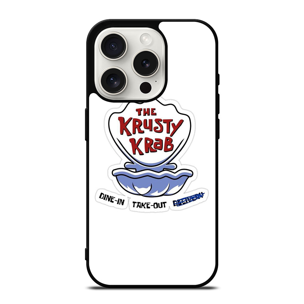 KRUSTY CRAB SPONGEBOB LOGO iPhone 15 Pro Case Cover