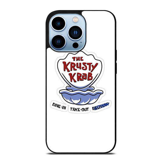 KRUSTY CRAB SPONGEBOB LOGO iPhone 13 Pro Max Case Cover