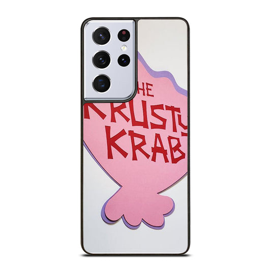 KRUSTY CRAB SPONGEBOB LOGO 2 Samsung Galaxy S21 Ultra Case Cover