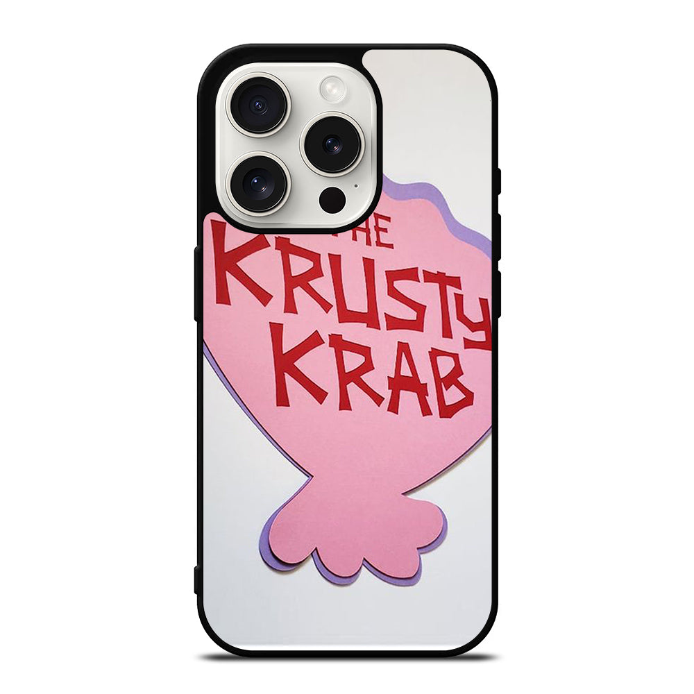 KRUSTY CRAB SPONGEBOB LOGO 2 iPhone 15 Pro Case Cover