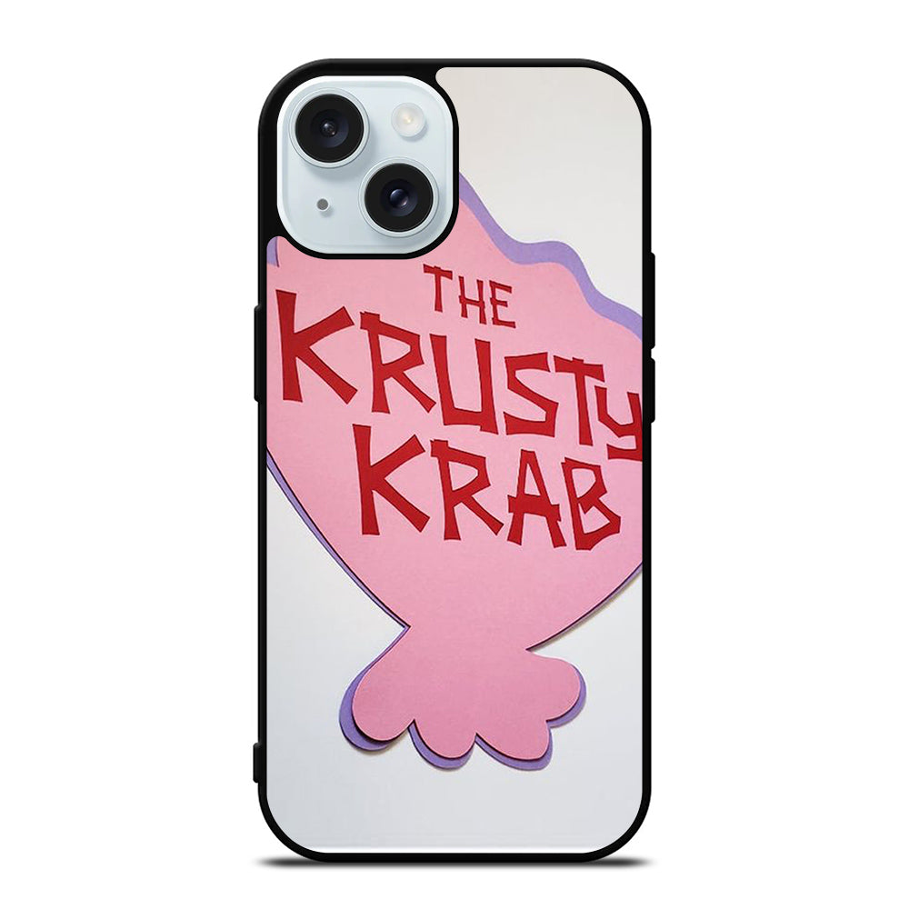 KRUSTY CRAB SPONGEBOB LOGO 2 iPhone 15 Case Cover