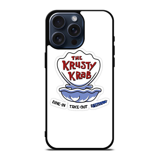 KRUSTY CRAB SPONGEBOB LOGO iPhone 15 Pro Max Case Cover