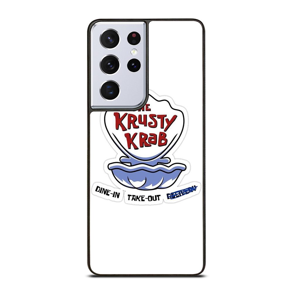 KRUSTY CRAB SPONGEBOB LOGO Samsung Galaxy S21 Ultra Case Cover