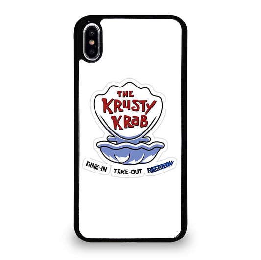 KRUSTY CRAB SPONGEBOB LOGO iPhone XS Max Case Cover