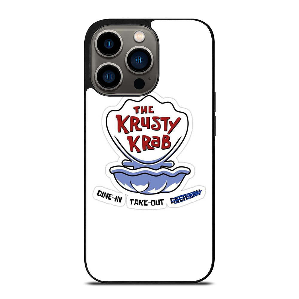 KRUSTY CRAB SPONGEBOB LOGO iPhone 13 Pro Case Cover