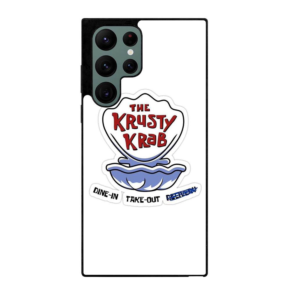 KRUSTY CRAB SPONGEBOB LOGO Samsung Galaxy S22 Ultra Case Cover