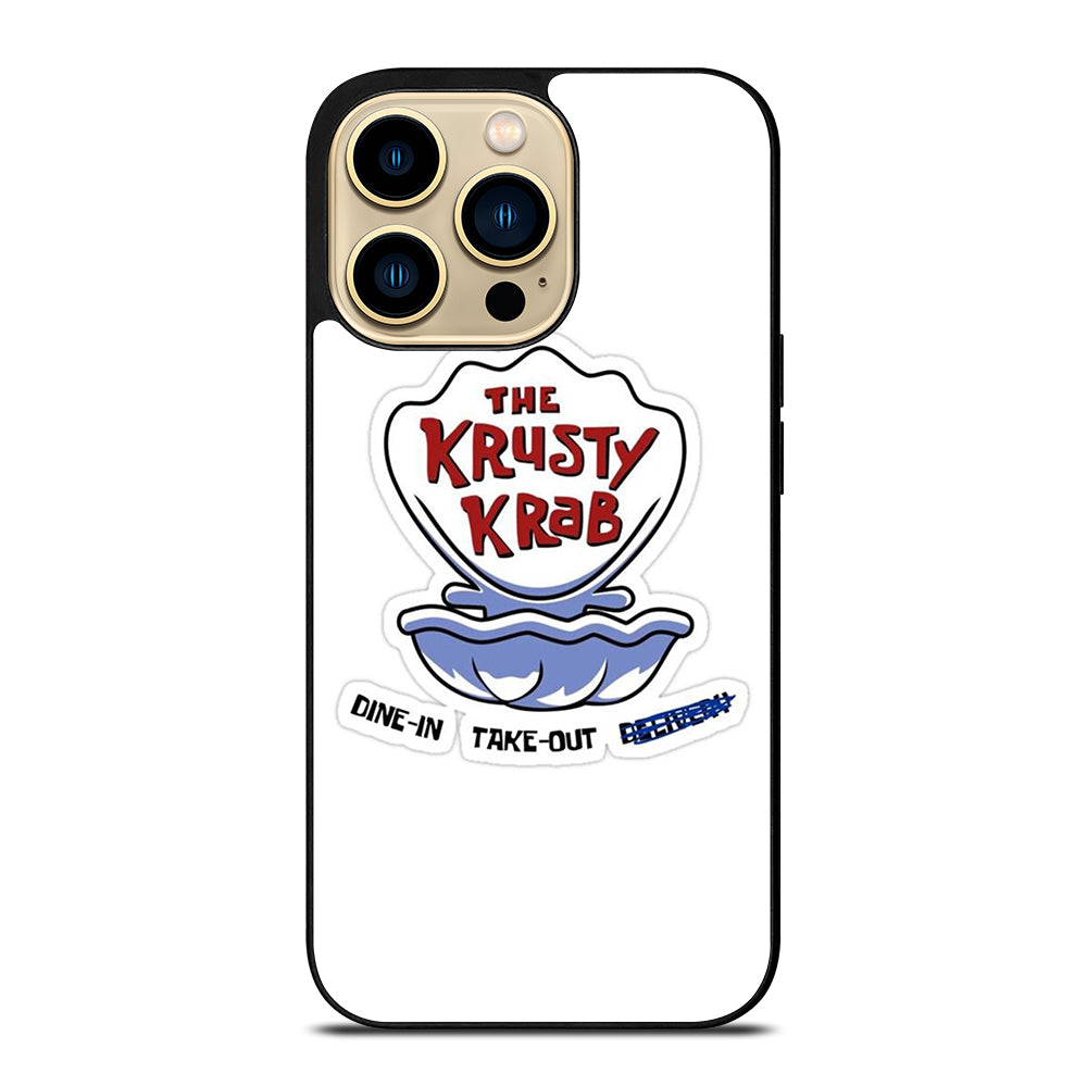 KRUSTY CRAB SPONGEBOB LOGO iPhone 14 Pro Max Case Cover