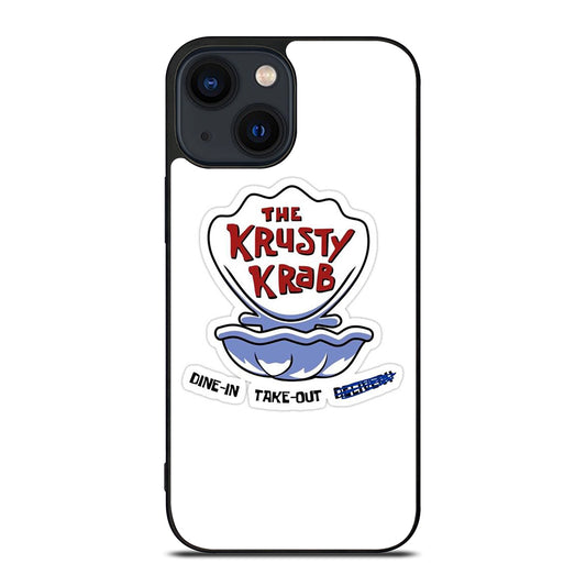 KRUSTY CRAB SPONGEBOB LOGO iPhone 14 Plus Case Cover