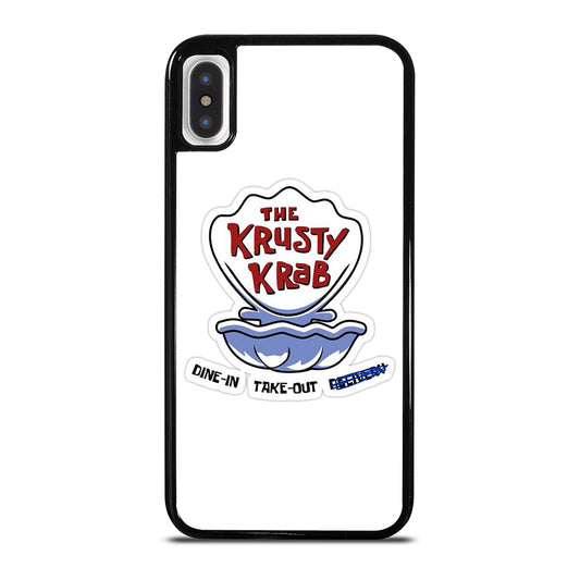 KRUSTY CRAB SPONGEBOB LOGO iPhone X / XS Case Cover