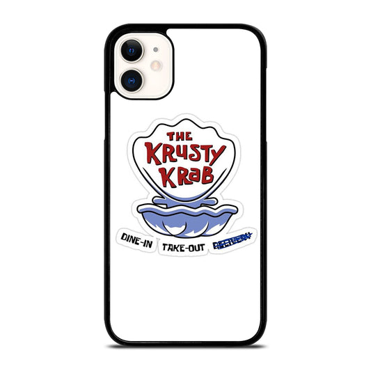 KRUSTY CRAB SPONGEBOB LOGO iPhone 11 Case Cover