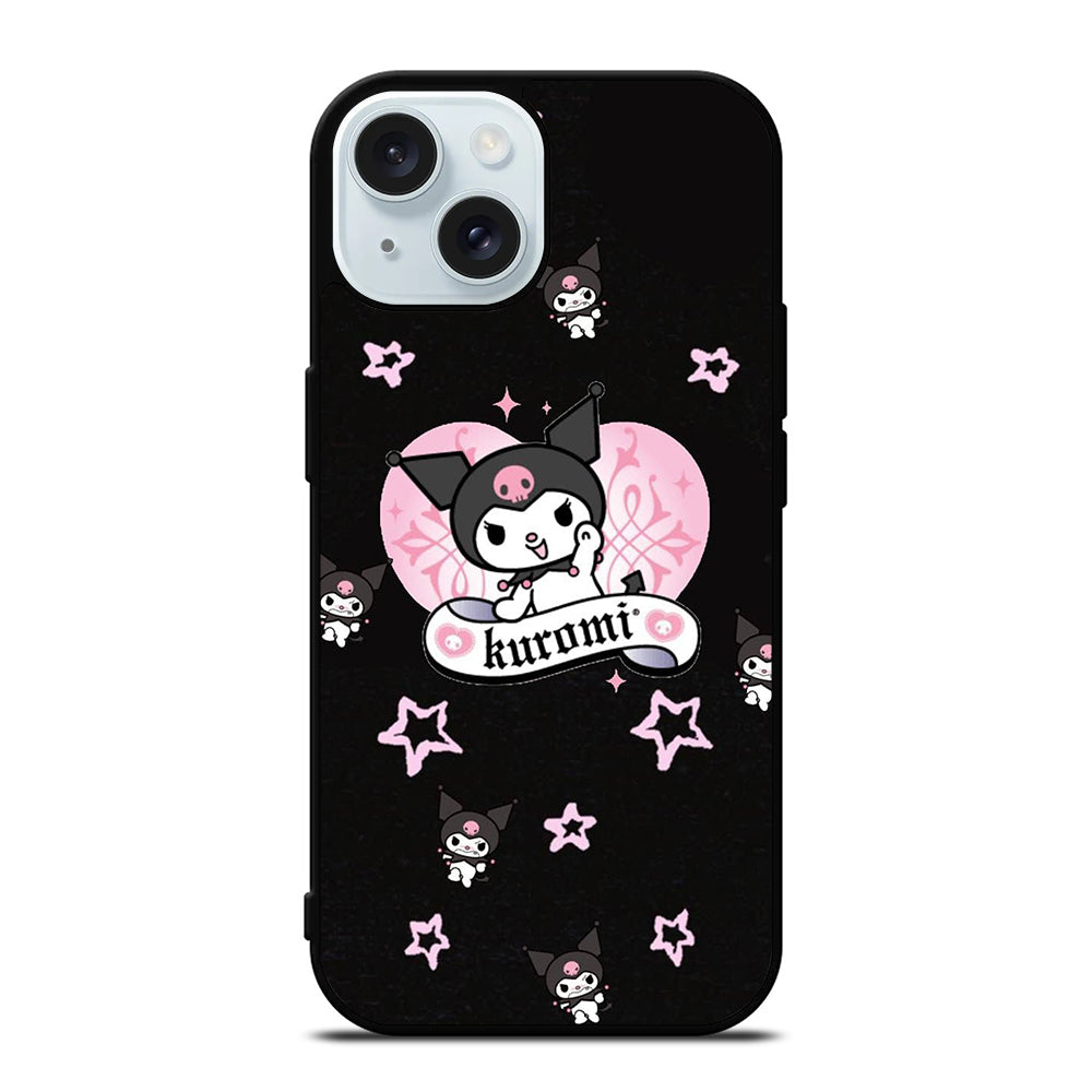 KUROMI CARTOON 1 iPhone 15 Case Cover