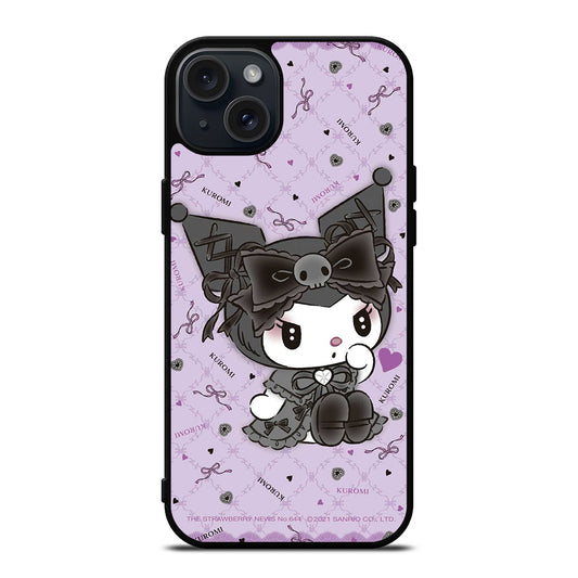 KUROMI CARTOON 2 iPhone 15 Plus Case Cover