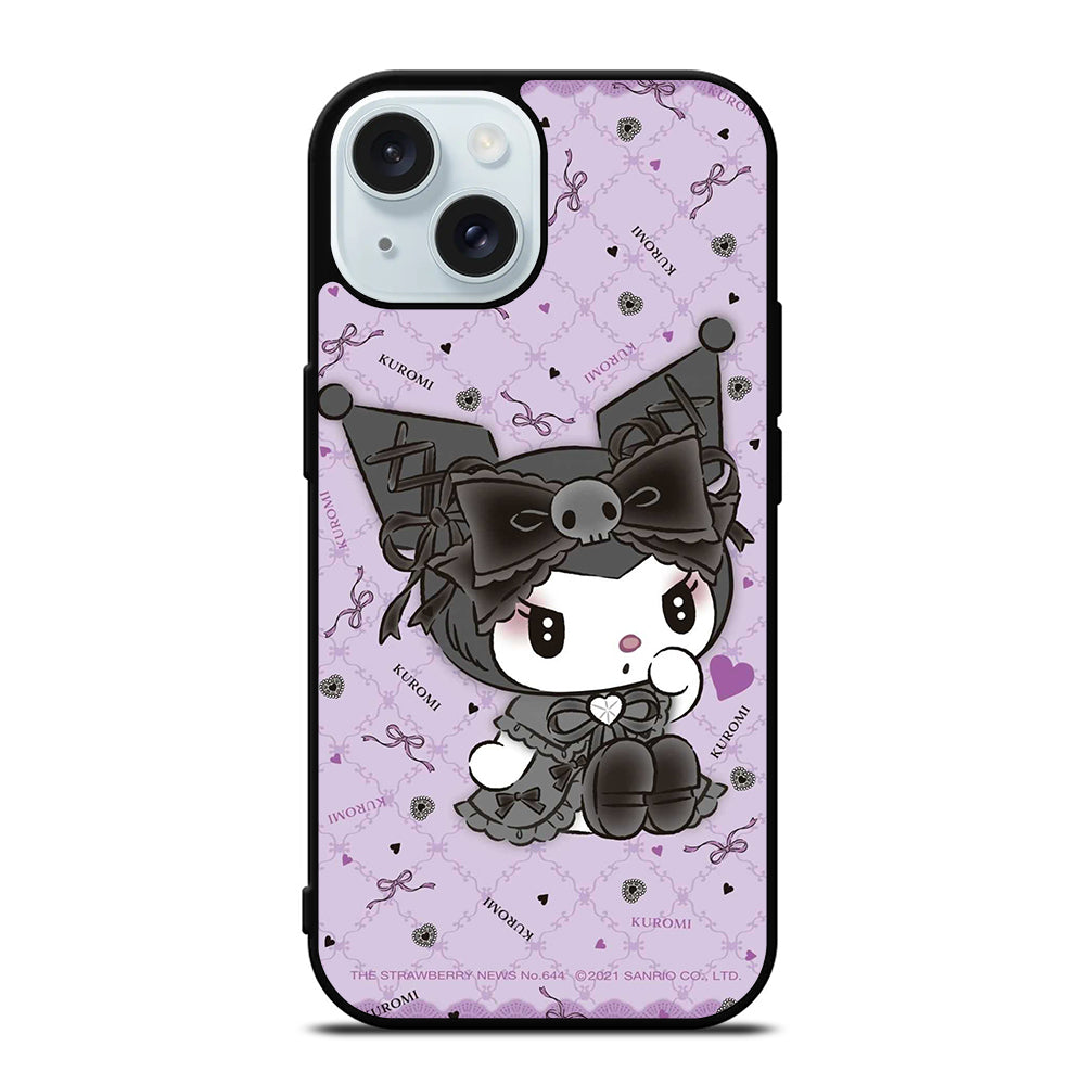 KUROMI CARTOON 2 iPhone 15 Case Cover
