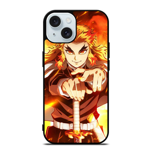 KYOJURO RENGOKU DEMON SLAYER 2 iPhone 15 Case Cover