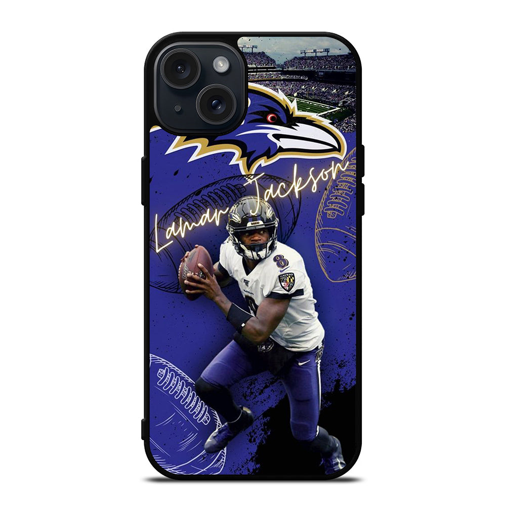 LAMAR JACKSON NFL 3 iPhone 15 Plus Case Cover