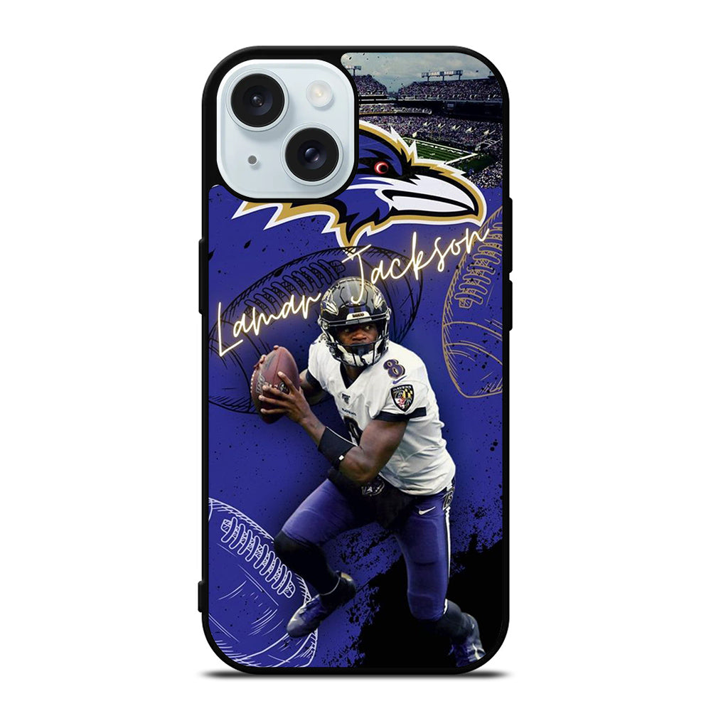 LAMAR JACKSON NFL 3 iPhone 15 Case Cover