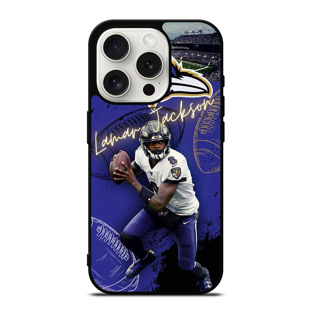 LAMAR JACKSON NFL 3 iPhone 15 Pro Case Cover