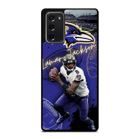LAMAR JACKSON NFL 3 Samsung Galaxy Note 20 Case Cover