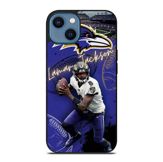 LAMAR JACKSON NFL 3 iPhone 14 Case Cover