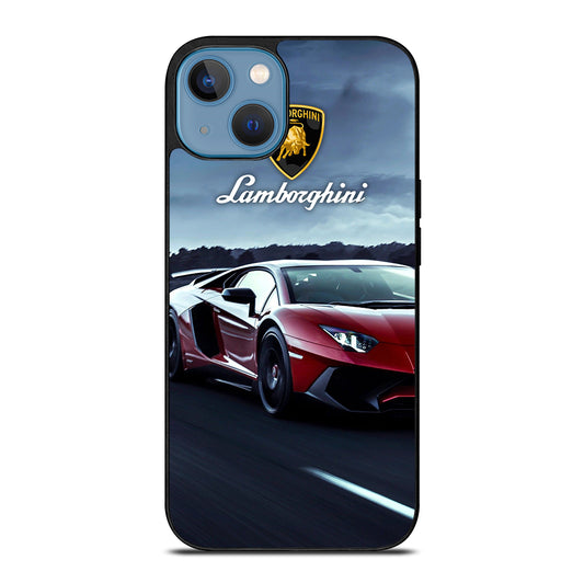 LAMBORGHINI RED CAR iPhone 13 Case Cover