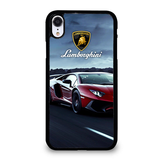 LAMBORGHINI RED CAR iPhone XR Case Cover