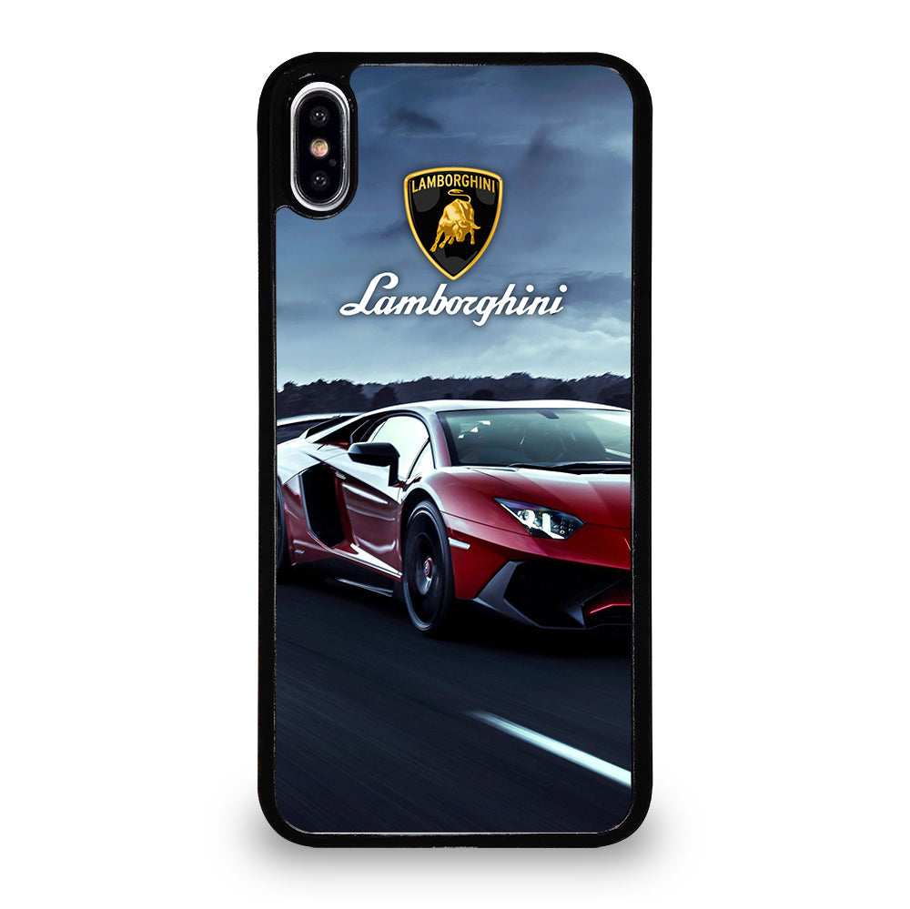LAMBORGHINI RED CAR iPhone XS Max Case Cover