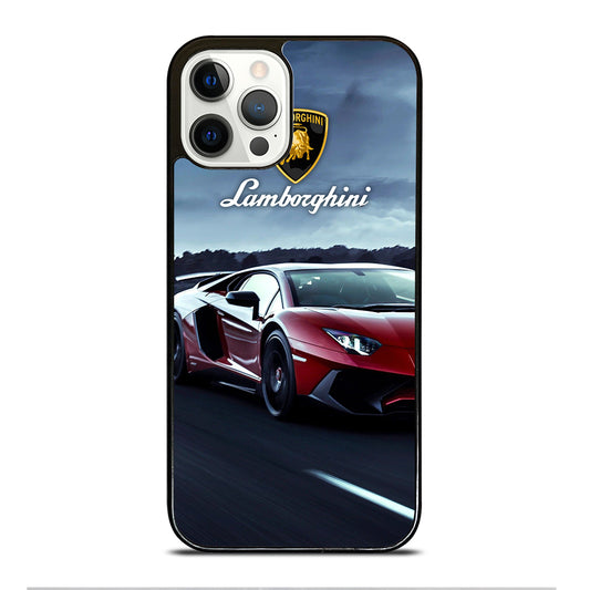 LAMBORGHINI RED CAR iPhone 12 Pro Case Cover