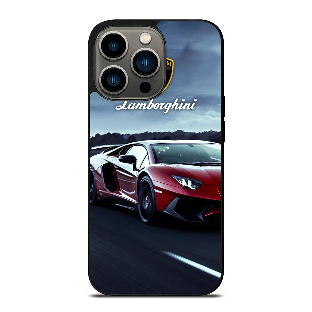LAMBORGHINI RED CAR iPhone 13 Pro Case Cover