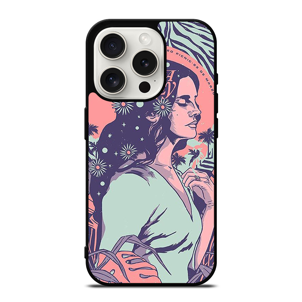 LANA DEL REY ART 2 iPhone 15 Pro Case Cover