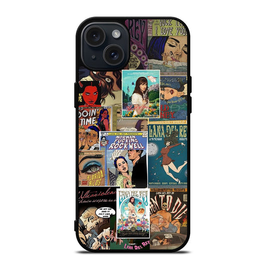 LANA DEL REY POSTER iPhone 15 Plus Case Cover