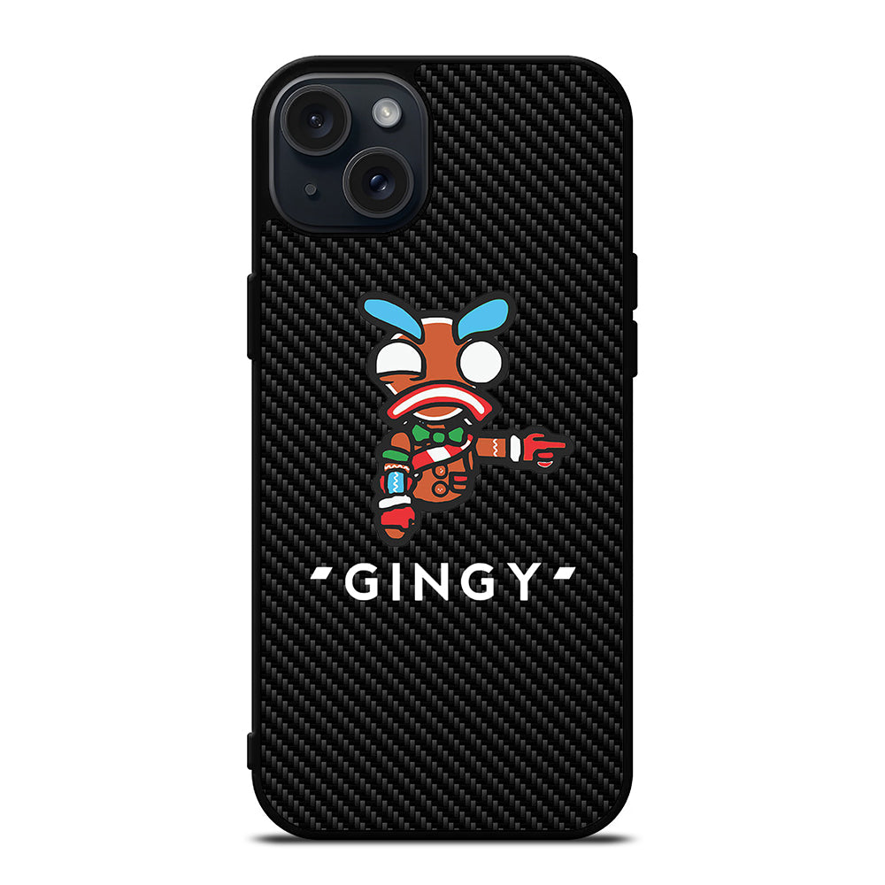 LAZARBEAM GINGY CARBON LOGO iPhone 15 Plus Case Cover