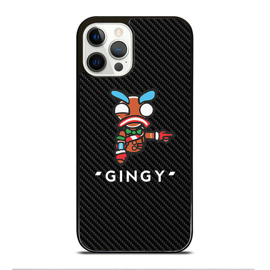 LAZARBEAM GINGY CARBON LOGO iPhone 12 Pro Case Cover