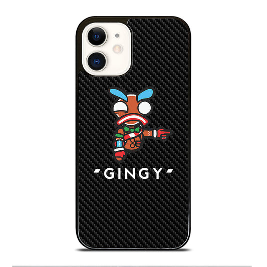 LAZARBEAM GINGY CARBON LOGO iPhone 12 Case Cover