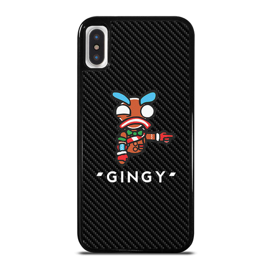 LAZARBEAM GINGY CARBON LOGO iPhone X / XS Case Cover