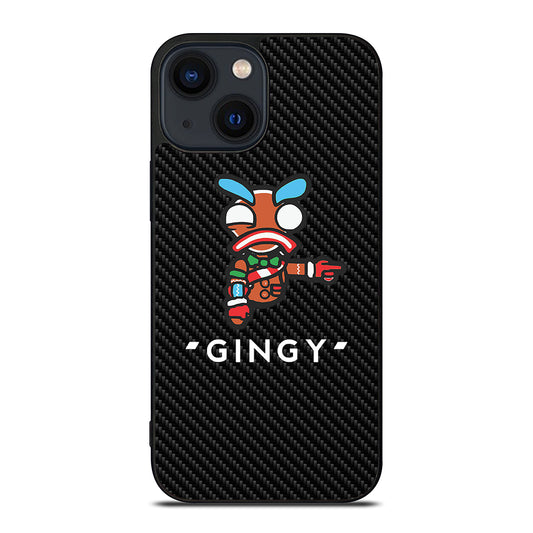 LAZARBEAM GINGY CARBON LOGO iPhone 14 Plus Case Cover