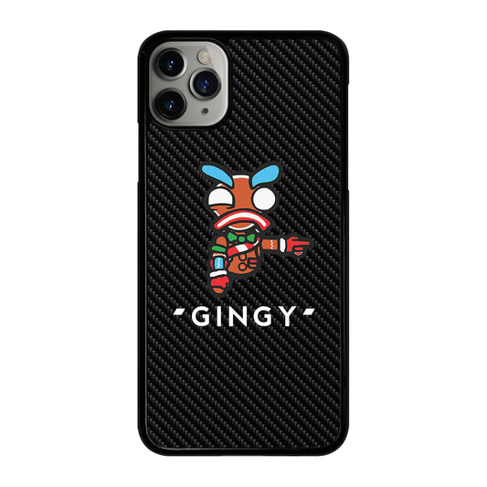 LAZARBEAM GINGY CARBON LOGO iPhone 11 Pro Max Case Cover
