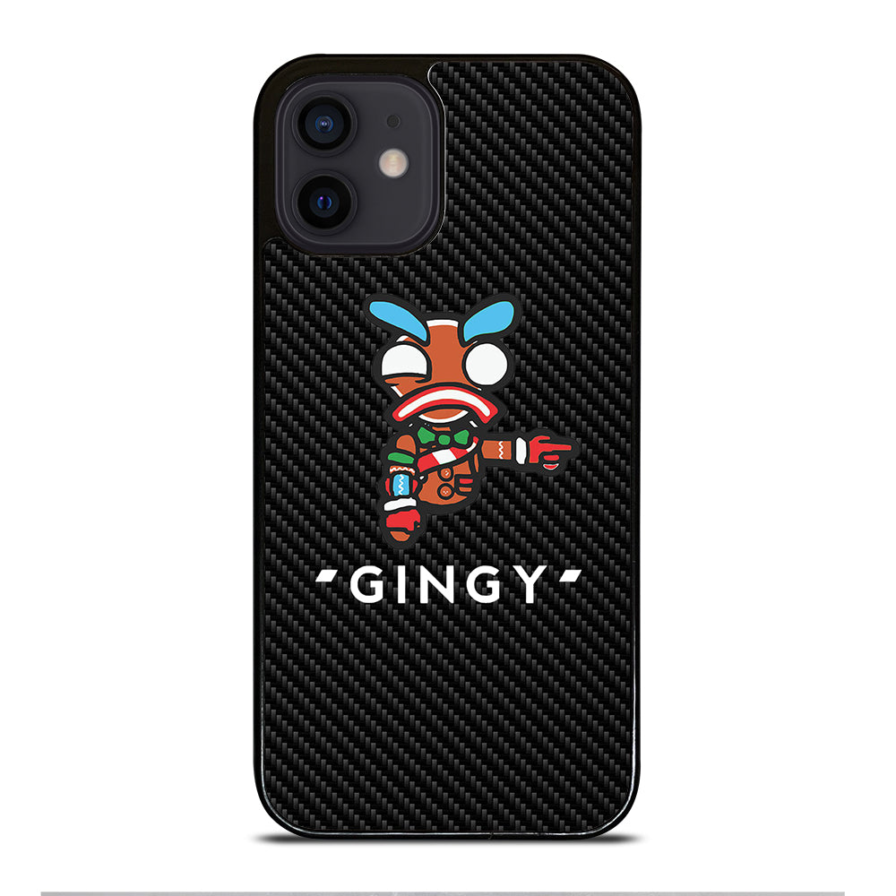 LAZARBEAM GINGY CARBON LOGO iPhone 12 Mini Case Cover