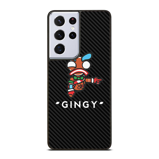 LAZARBEAM GINGY CARBON LOGO Samsung Galaxy S21 Ultra Case Cover