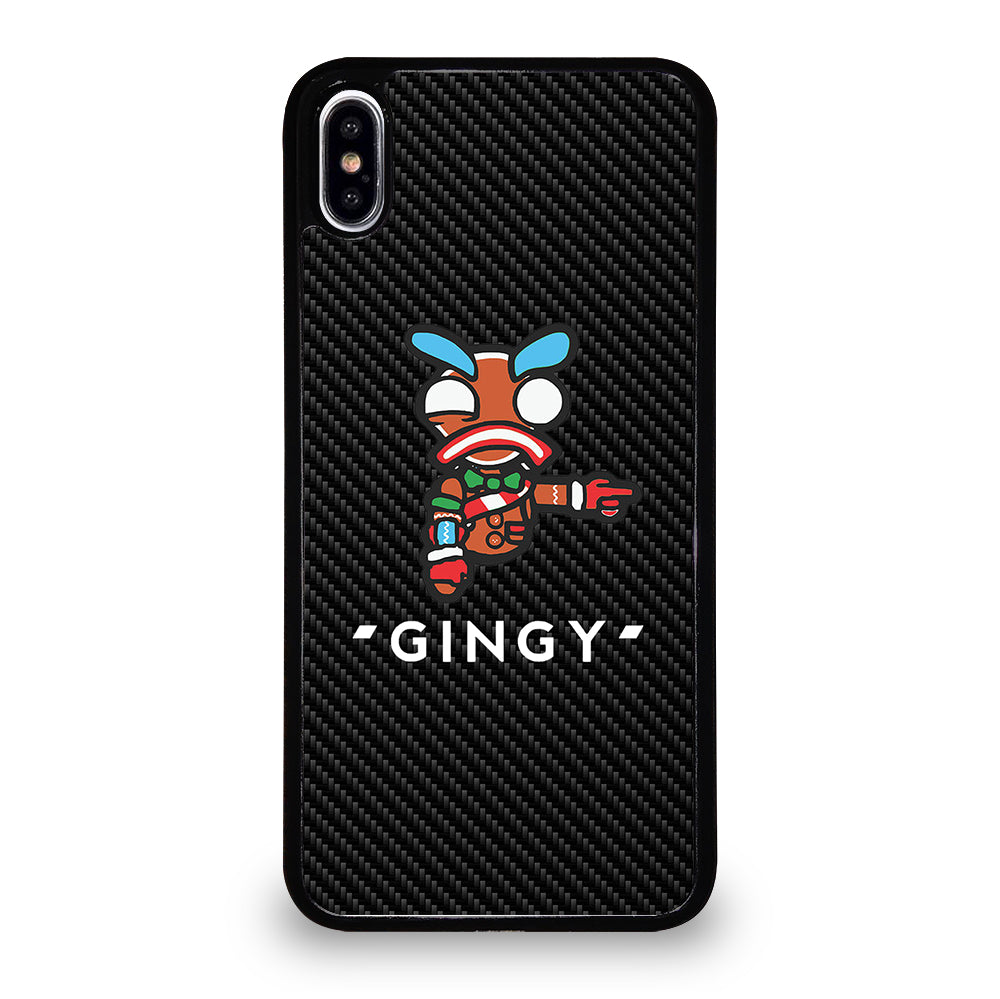 LAZARBEAM GINGY CARBON LOGO iPhone XS Max Case Cover