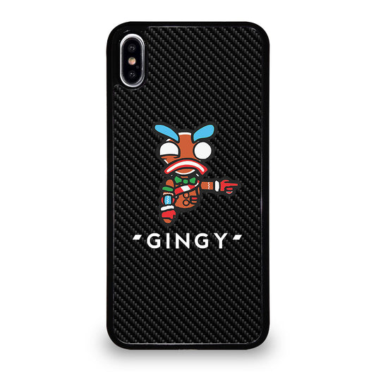 LAZARBEAM GINGY CARBON LOGO iPhone XS Max Case Cover