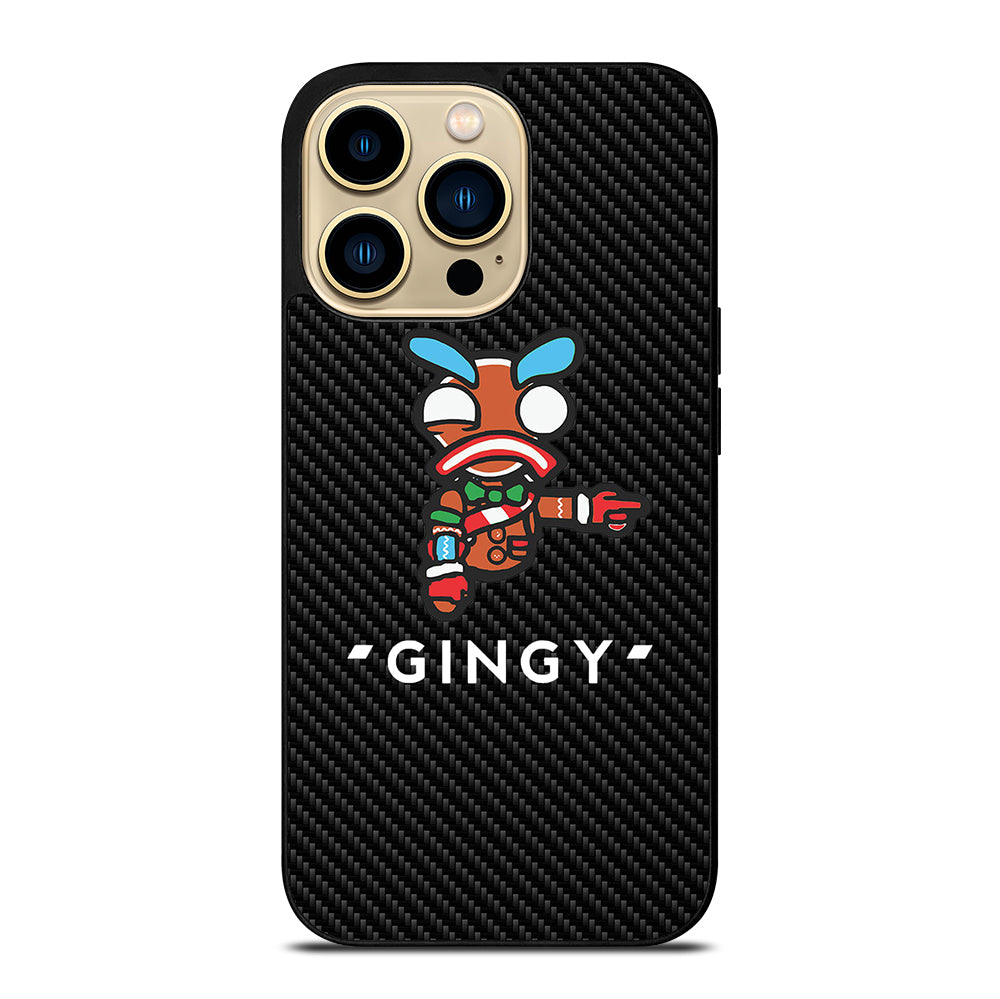 LAZARBEAM GINGY CARBON LOGO iPhone 14 Pro Max Case Cover