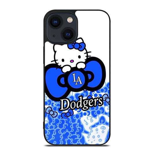 LA DODGERS MLB HELLO KITTY iPhone 14 Plus Case Cover